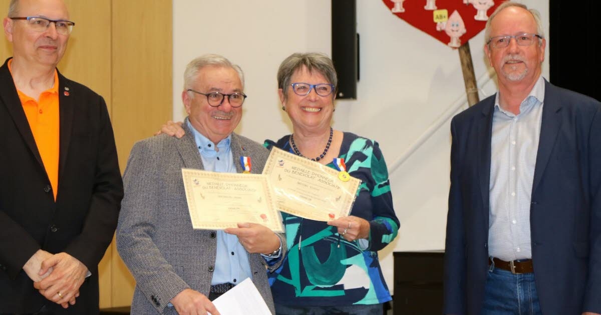 Entzheim. 40 years of volunteering for blood donation