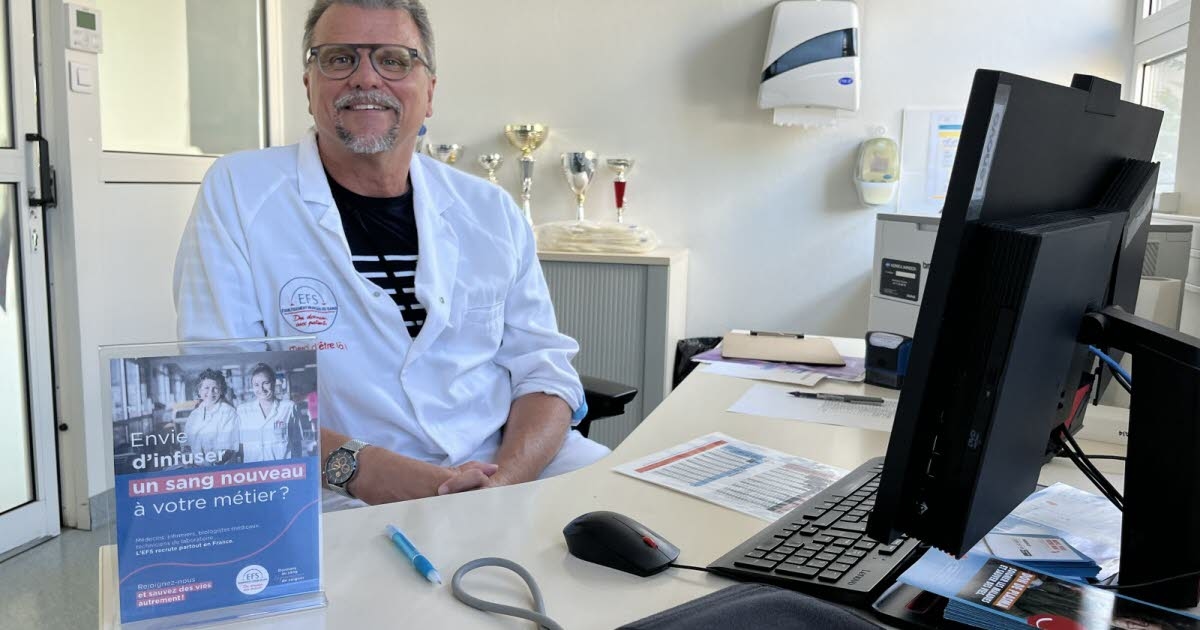 Alto Reno. Também em agosto, é crucial doar sangue: o apelo do Dr. Forny, chefe da EFS
