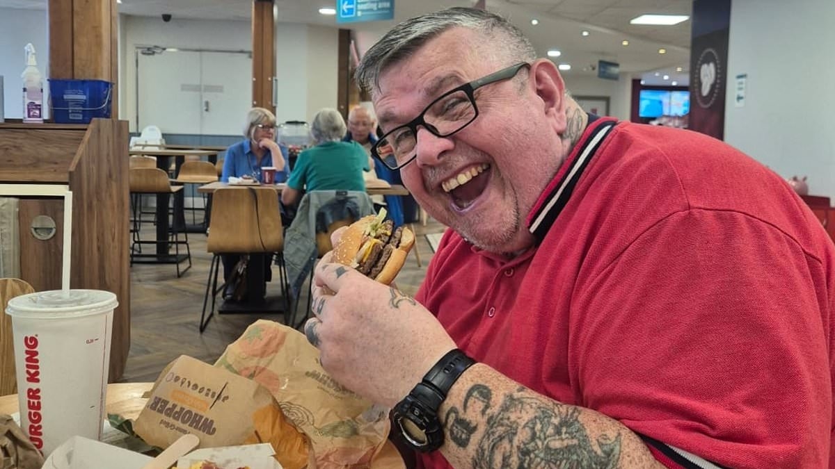 Man, 57, who spent £100-a-day on takeaways unrecognisable after losing 8 stone without weight loss jabs