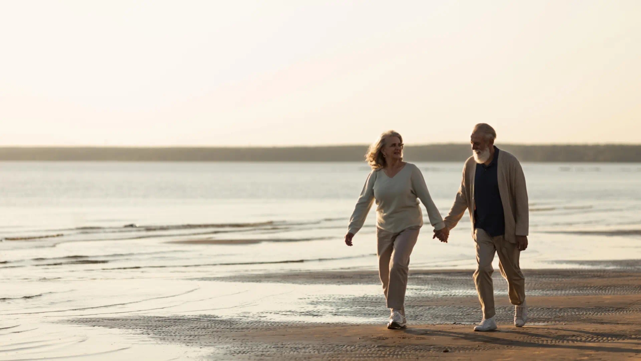 Ni caminar ni nadar: el mejor ejercicio que puedes hacer en la playa si tienes más de 60 años