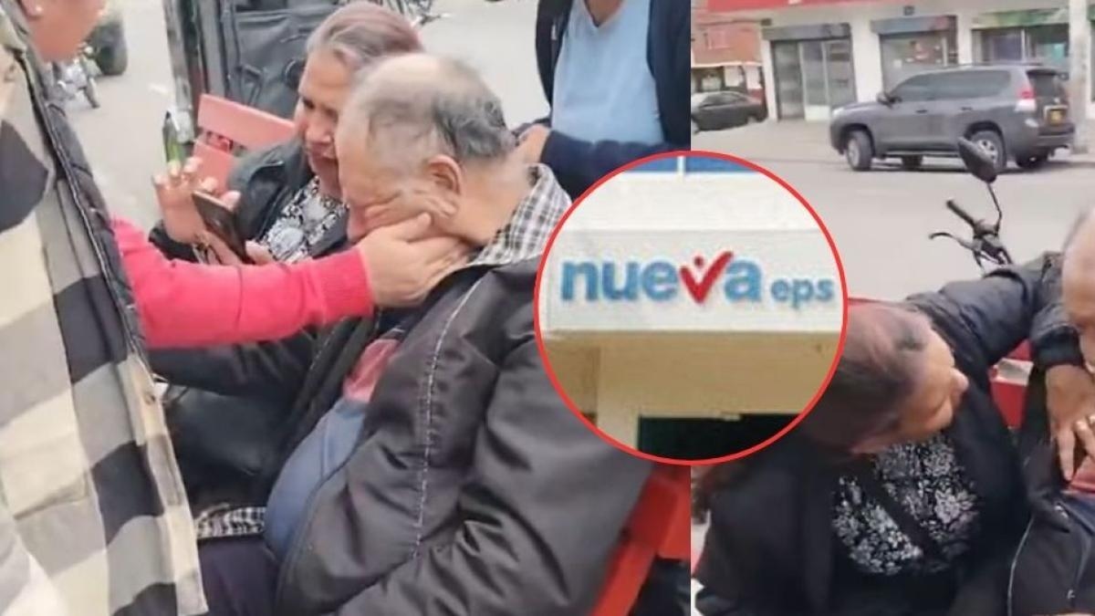 Nueva EPS responde por video viral de adulto mayor que se desmayó esperando sus medicamentos