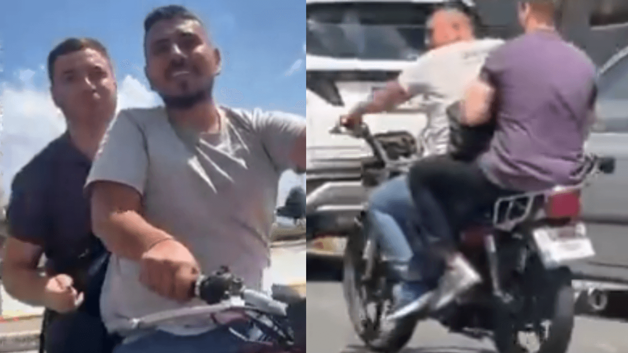 Motorcycle hooligans! Verbal harassment of women in Pendik