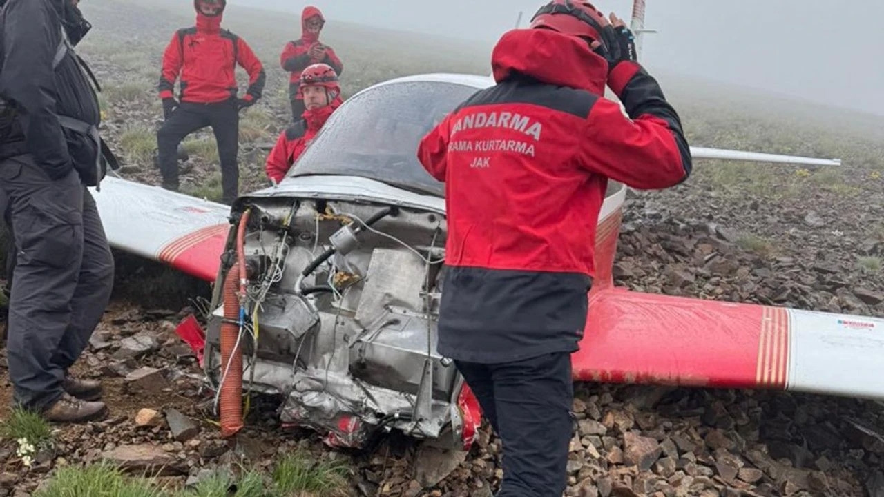 Der Moment, in dem das Flugzeug in die Kaçkar-Berge stürzte, wurde gefunden!