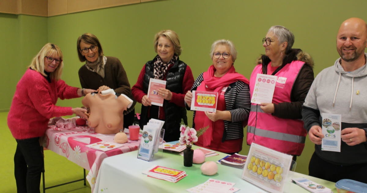 Villersexel. Sport and prevention during the Pink October hike